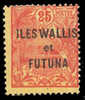 Wallis Et Futuna (Y/T No,  21 - Timbres De Nouvelle Calédonie Surchargés) * - Unused Stamps