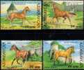 AZERBAIJAN- 2006 GARABAGH HORSES OF CENTRAL ASIA- MNH Complete Set - Azerbaïjan
