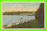 MINNEAPOLIS, MN - LAKE HARRIET - ANIMATED - CARD TRAVEL IN 1922 - - Minneapolis