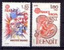 EUROPA CEPT FRANCE 1980 N° YVERT 2085-2086 LUXE - 1980