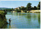 77 La Marne Et Le Pont De La Ville Cpsm Bon état - Pesca