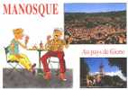 Manosque - Au Pays De Giono - Partie De Cartes - Manosque