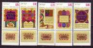 K0011 - ISRAEL Yv N°452/56 ** AVEC TAB BIBLE - Unused Stamps (with Tabs)