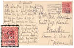 PERFORATED STAMP - TIMBRE PERFORÉ / PERFORATION : "S" - TIMBRE De 10 CENT / 1928 Sur CARTE POSTALE (y-640) - Abarten Und Kuriositäten