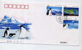 Chine FDC Manchots Oiseaux - Pinguine