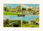 BRISTOL (GB) - Cartolina A Colori Con 4 Vedute - ANIMATA/AUTO - Viaggiata - In Buone Condizioni - DC0353.. - Bristol