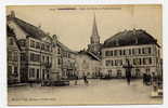 J32 - DANNEMARIE - Place Des Halles Et Palais De Justice (jolie Carte Animée De 1918) - Dannemarie