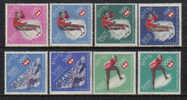 E254 - PANAMA , N. 389/92+PA 292/95  *** - Hiver 1964: Innsbruck