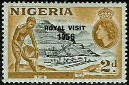 NIGERIA..1956..Michel # 84...MLH...MiCV - 1.40 Euro. - Nigeria (...-1960)