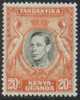 KENYA - 1938 20c King George VI, Perf 13.25. SG 139. Mint Hinged - Kenya (1963-...)