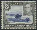 KENYA - 1938 3/- King George VI. Perf 13.5 X 11.5. Scott 147. - Kenia (1963-...)