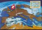 SUISSE CARTE MAXIMUM NUM.YVERT 1231 RADIO SUISSE INTERNATIONALE - Maximum Cards