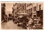 CPA - NICE - 380 - LE MARCHE AUX FLEURS - ANIMEE - VOITURE - YVON - Marchés, Fêtes