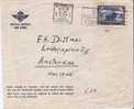 Au073 / K.L.M. Erstflug – 24. 10.  1934 –  MIT NOTLANDUNG  In Albury – Offiz. Umschlag - Storia Postale