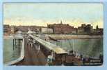 BRIGHTON VIEUW FROM THE WEST PIER  BEAUTIFULL CARD SEND TO BELGIUM 1906 - Brighton