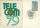 CM0591 Expo Mondiales Des Telecommunications UIT 2055 France 1979 Carte Maximum FDC Premier Jour - Other & Unclassified