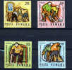 ROUMANIE 1970, HOCKEY SUR GLACE, 4 Valeurs, Neufs / Mint. R300 - Jockey (sobre Hielo)