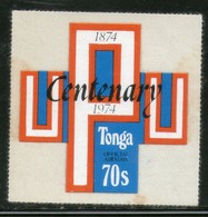 Tonga 1974 70s UPU Centenary Odd Shaped Die Cut Sc CO89 MNH # 479 - U.P.U.