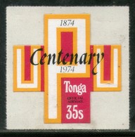 Tonga 1974 35s UPU Centenery Odd Shaped Die Cut Sc CO88 MNH # 478 - U.P.U.