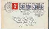 FS024 / FRANKREICH -  Markenausstellung (Philatelie)  Paris 1946 – Wappenfrankatur Mit Sonderstempel N. USA - Philatelic Fairs