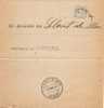 Circular Impresos BARCELONA 1895 A Lloret (Gerona) - Brieven En Documenten