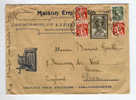 Enveloppe Belgique Illustrée APPAREIL PHOTOGRAPHIQUE LIEGE Vers DOVER 1936  --  4/938 - Fotografia