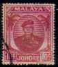 MALAYA---Johore   Scott   #  138  F-VF USED - Malayan Postal Union