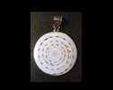 Beau Pendentif Argent Et Coquillage Création Océanienne / Silver And Shell High Quality New Pendent - Ethniques