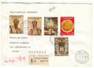 Vaticano - Busta Viaggiata Raccomandata Espressa Con Serie Completa: 19° Centenario Del Martirio Dei Santi Pietro E Paol - Used Stamps