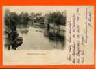 PACY SUR EURE L EURE LAVOIR BARQUE 1902 CARTE PRECURSEUR EN BON ETAT - Pacy-sur-Eure