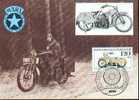 ALLEMAGNE BERLIN CARTE MAXIMUM  NUM.YVERT 658  MOTO ANCIENNE - Cartas Máxima