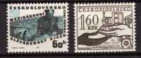 Tchécoslovaquie 1963 N° Y.T. :   1292 à 1293* - Unused Stamps