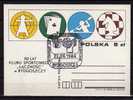 Pologne 1984, Entier Carte Postale  Sports ; Tir à L’arc, Cartes, Bridge, Canöe, échecs,  (25847) - Boogschieten