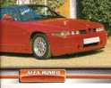 VOITURES De SPORT / ALFA ROMEO / S Z De 1990  / Fiche Atlas Cf Description - Altri & Non Classificati