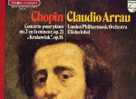 Chopin ; Concerto Pour Piano Et Orchestre N°2 En Fa Mineur Op.21. Claudio Arrau - Clásica