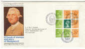 Regno Unito - Busta Fdc Con Serie Completa Definitiva In Blocco 16.04.1980 - 1971-80 Ediciones Decimal