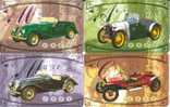 SINGAPORE  SET OF 4 CARDS  OLD  CAR  CARS  TRANSPORT   CODE: 122SIGA-D   SPECIAL PRICE !! - Singapour
