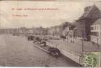 LIEGE La Meuse Et Le Quai De Maestricht (animée)1908 - Amay