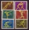 PGL - JEUX OLYMPIQUES 1960 BULGARIA Yv N°1030/35 ND ** - Sommer 1960: Rom