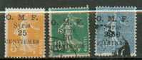 SYR 29 - YT 84 **/86/87 Obli - Used Stamps