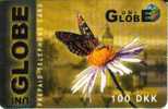 DENMARK  100  KR   BUTTERFLY  INSECT  INSECTS - Denmark