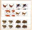 BULGARIA  1993  ANIMALS - GAME  6 V.-MNH Block Of Four - Gibier