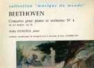 Beethoven : Concerto Pour Piano Et Orchestre N°4 En Sol Majeur Op.58. Emile Guillels - Classique