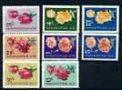 FLEURS / TIMBRES BULGARIE / 1126 A 1133 / ROSES - Rose