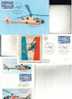 3 Helicopter Postcard +FDC - 3 Carte & FDC D´helicopter - Helicopters