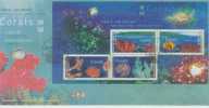 FDC ---- 2002 ---- CORAL --- JOINT ISSUED WITH CANADA ---- MINI SHEET --- - Other & Unclassified
