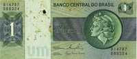 Billets - BRESIL, LOT De 3 BILLETS : 5 REALS - 1 REAL - 1 CRUZEIRO - Brazil