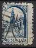 Viñeta Patriotica Pro SEVILLA  5 Cts - Spanish Civil War Labels
