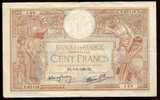 100 FRANCs "L.O.M."   3 11  1938        F25 - 100 F 1908-1939 ''Luc Olivier Merson''