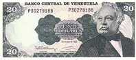 VENEZUELA    20 Bolivares   Daté Du 08-12-1992    Pick 63c    *****BILLET  NEUF***** - Venezuela